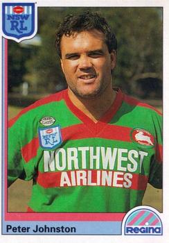 1992 Regina NSW Rugby League #27 Peter Johnston Front